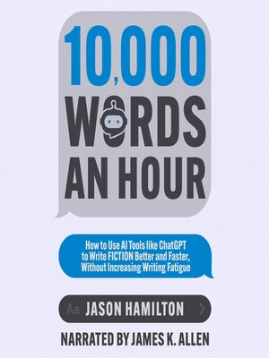 cover image of 10,000 Words an Hour